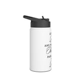 Life Is A Book - Stainless Steel Water Bottle (Standard Lid) - Bookish Loving