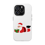 Nerdy Santa Phone Case | Dual-Layer Protection | Fun Holiday Design | Fits iPhone 16 and More