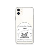 Dangerous Creature - Clear Case for iPhone® - Bookish Loving