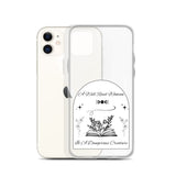 Dangerous Creature - Clear Case for iPhone® - Bookish Loving