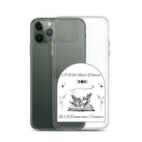 Dangerous Creature - Clear Case for iPhone® - Bookish Loving