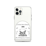 Dangerous Creature - Clear Case for iPhone® - Bookish Loving