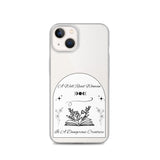 Dangerous Creature - Clear Case for iPhone® - Bookish Loving