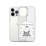 Dangerous Creature - Clear Case for iPhone® - Bookish Loving