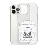 Dangerous Creature - Clear Case for iPhone® - Bookish Loving