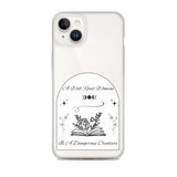 Dangerous Creature - Clear Case for iPhone® - Bookish Loving