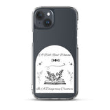 Dangerous Creature - Clear Case for iPhone® - Bookish Loving