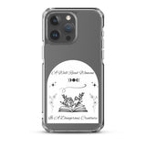 Dangerous Creature - Clear Case for iPhone® - Bookish Loving