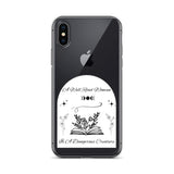 Dangerous Creature - Clear Case for iPhone® - Bookish Loving