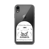 Dangerous Creature - Clear Case for iPhone® - Bookish Loving