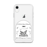 Dangerous Creature - Clear Case for iPhone® - Bookish Loving