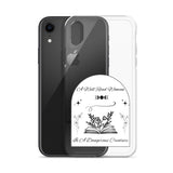 Dangerous Creature - Clear Case for iPhone® - Bookish Loving