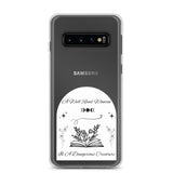 Dangerous Creature - Clear Case for Samsung® - Bookish Loving