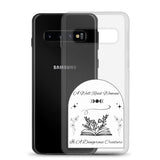 Dangerous Creature - Clear Case for Samsung® - Bookish Loving