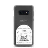 Dangerous Creature - Clear Case for Samsung® - Bookish Loving