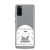 Dangerous Creature - Clear Case for Samsung® - Bookish Loving