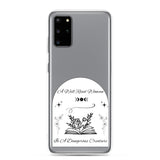 Dangerous Creature - Clear Case for Samsung® - Bookish Loving