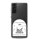 Dangerous Creature - Clear Case for Samsung® - Bookish Loving