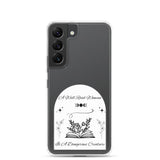 Dangerous Creature - Clear Case for Samsung® - Bookish Loving