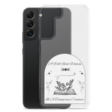 Dangerous Creature - Clear Case for Samsung® - Bookish Loving