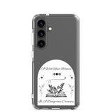 Dangerous Creature - Clear Case for Samsung® - Bookish Loving