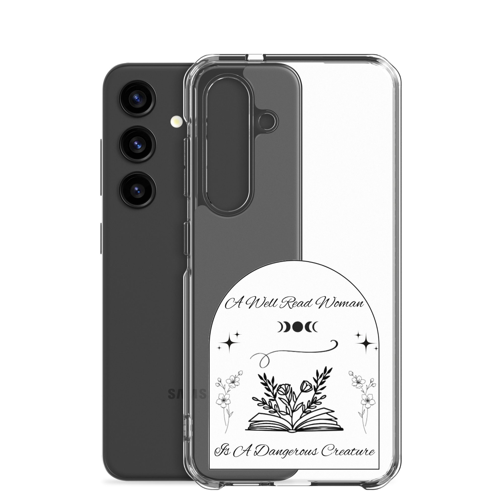 Dangerous Creature - Clear Case for Samsung® - Bookish Loving