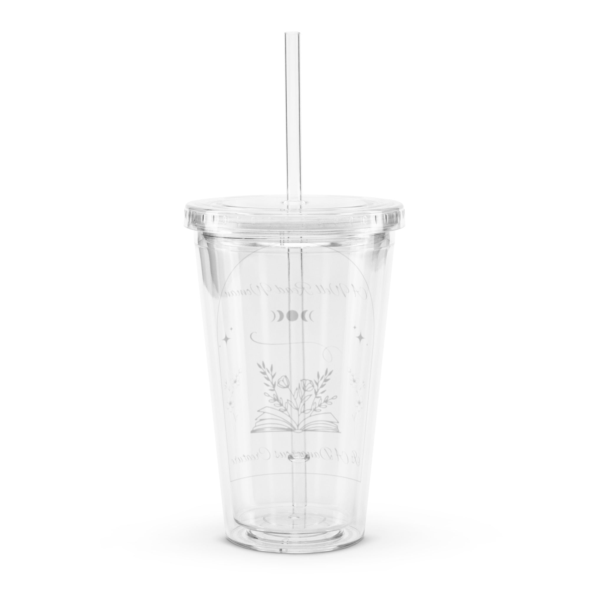 Dangerous Creature - Clear Plastic Tumbler - Bookish Loving